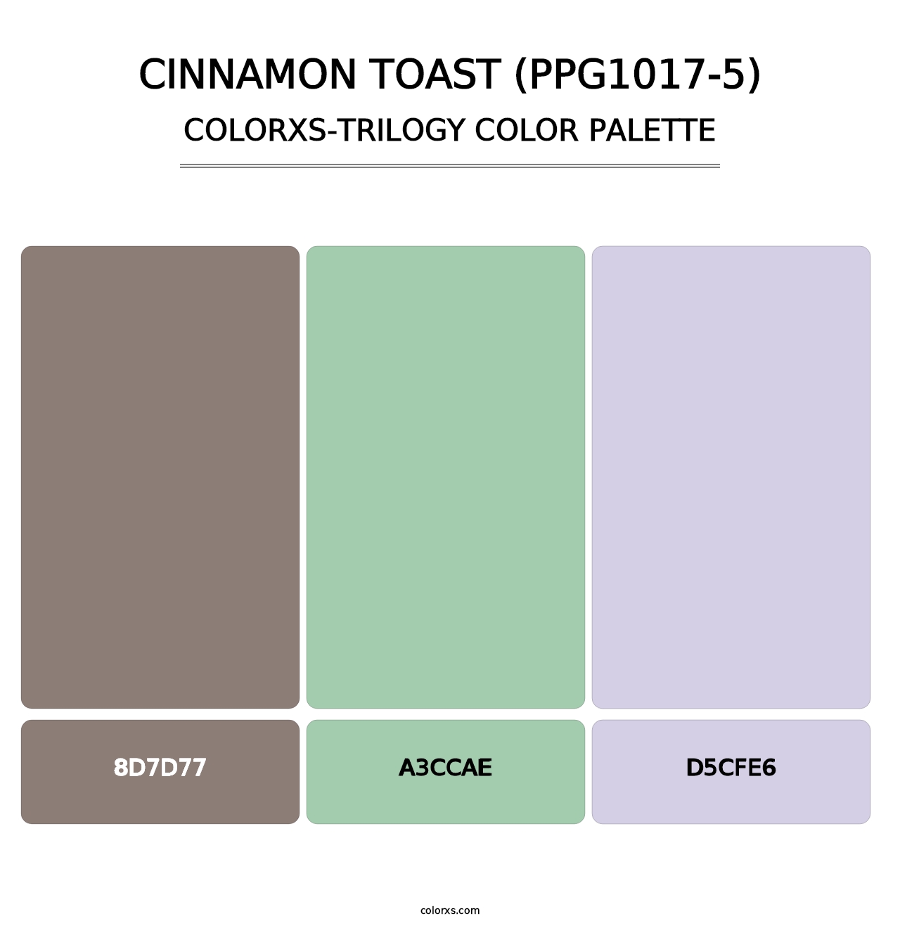 Cinnamon Toast (PPG1017-5) - Colorxs Trilogy Palette
