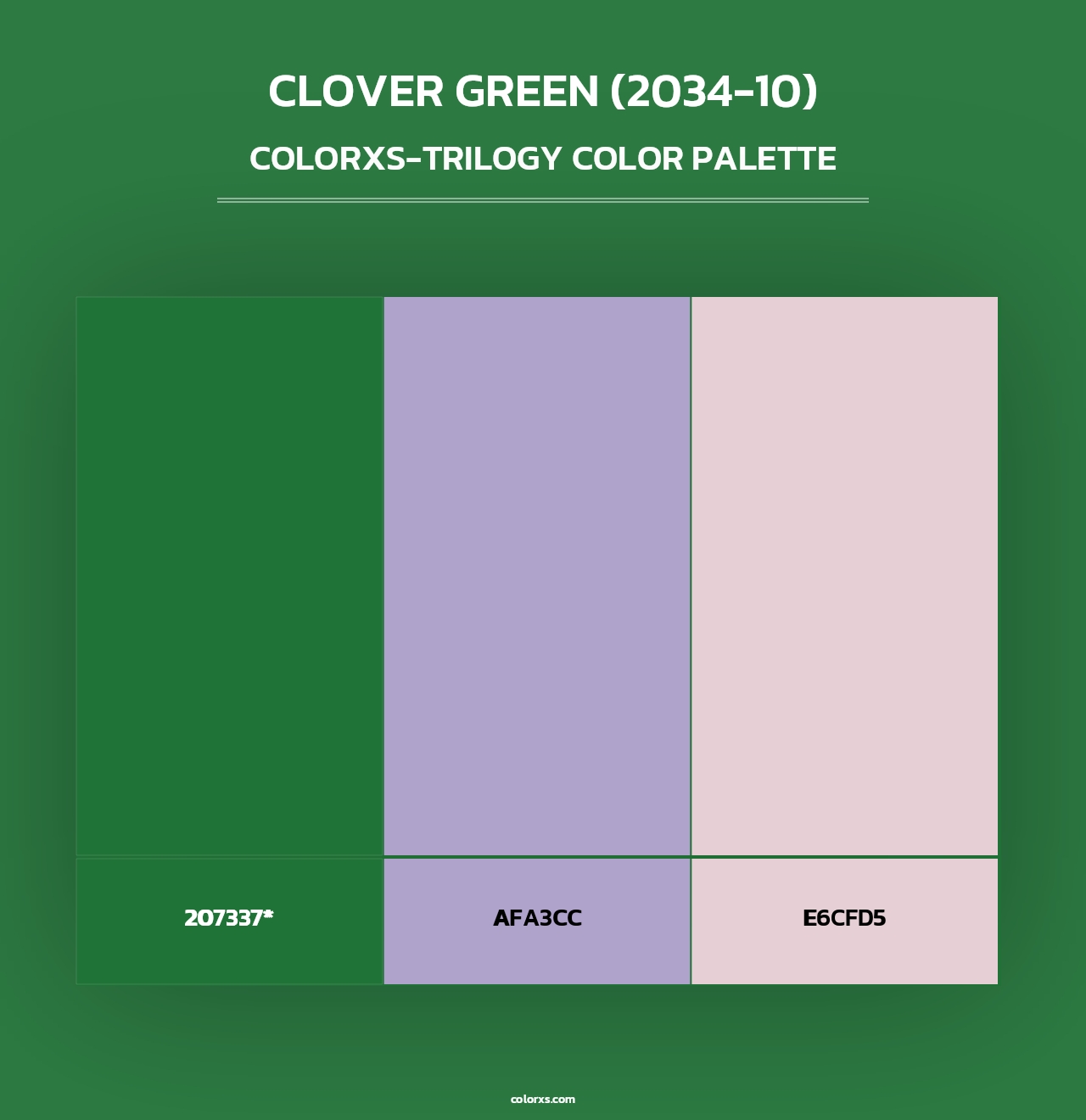 Clover Green (2034-10) - Colorxs Trilogy Palette
