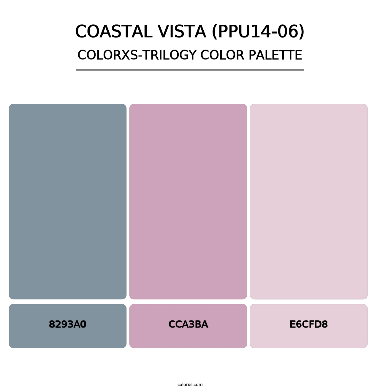 Coastal Vista (PPU14-06) - Colorxs Trilogy Palette