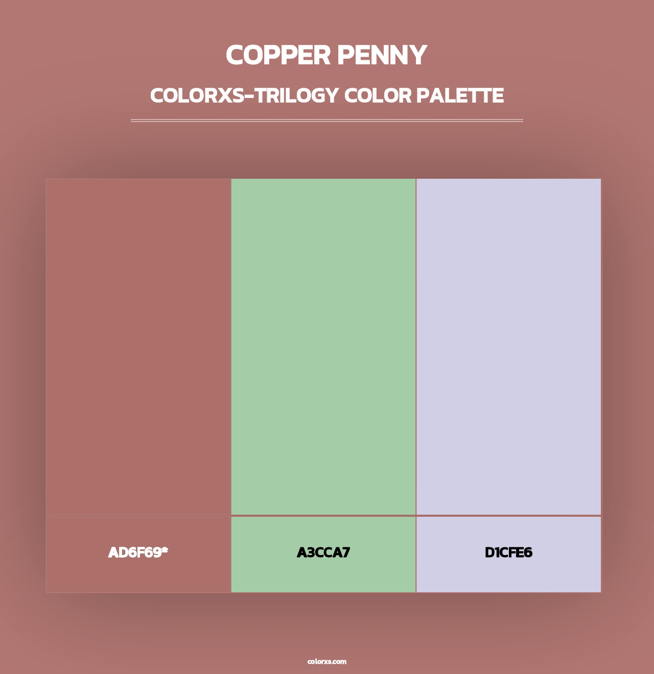 Copper Penny - Colorxs Trilogy Palette