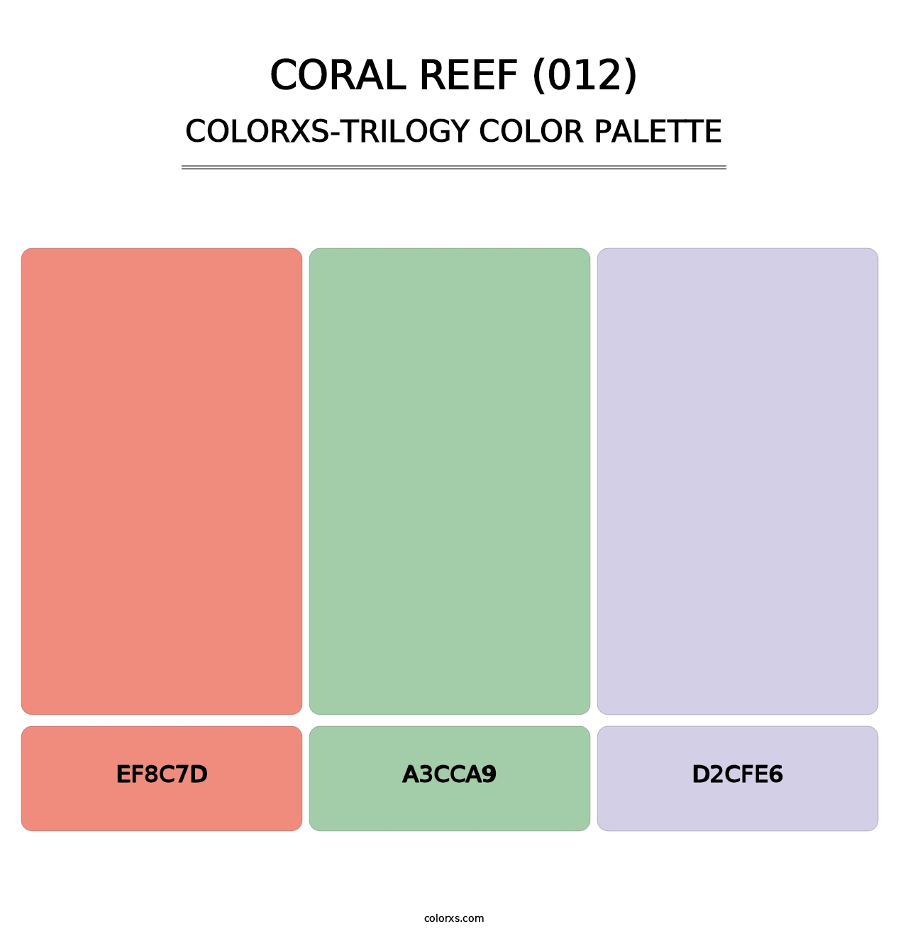 Coral Reef (012) - Colorxs Trilogy Palette