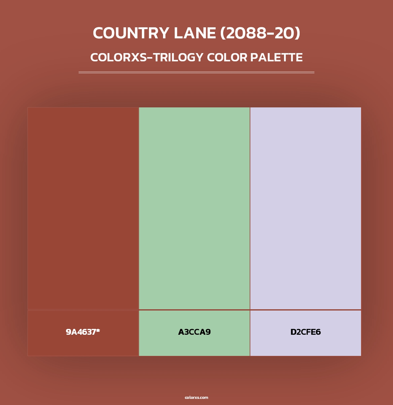 Country Lane (2088-20) - Colorxs Trilogy Palette