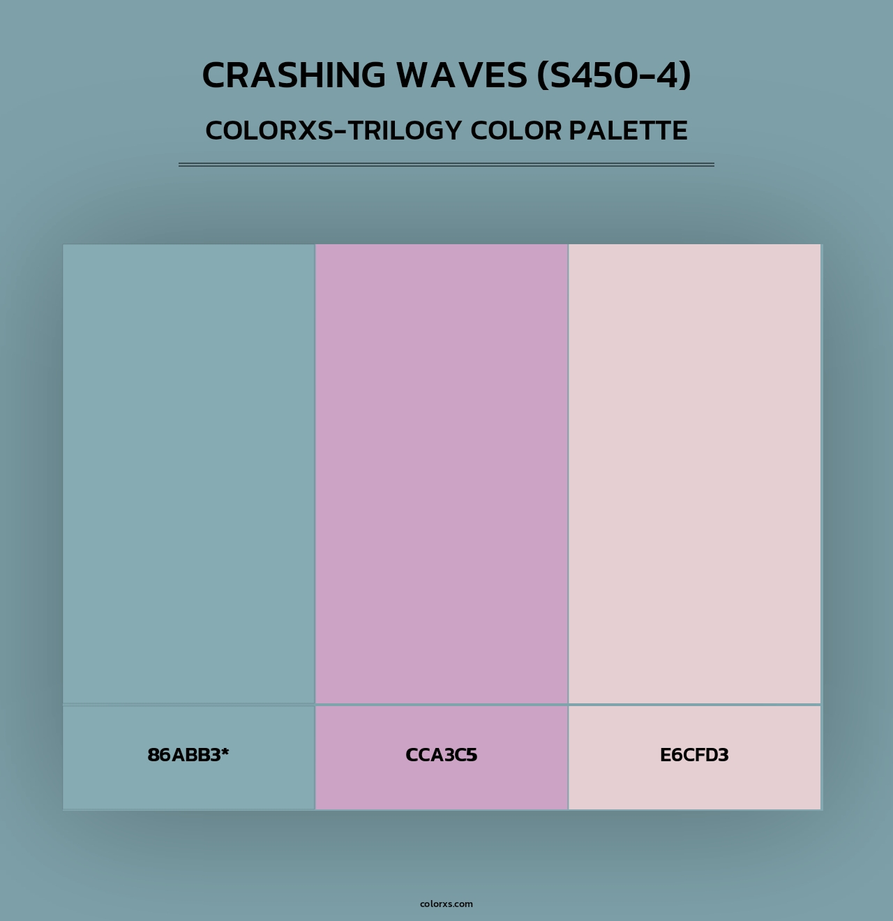 Crashing Waves (S450-4) - Colorxs Trilogy Palette
