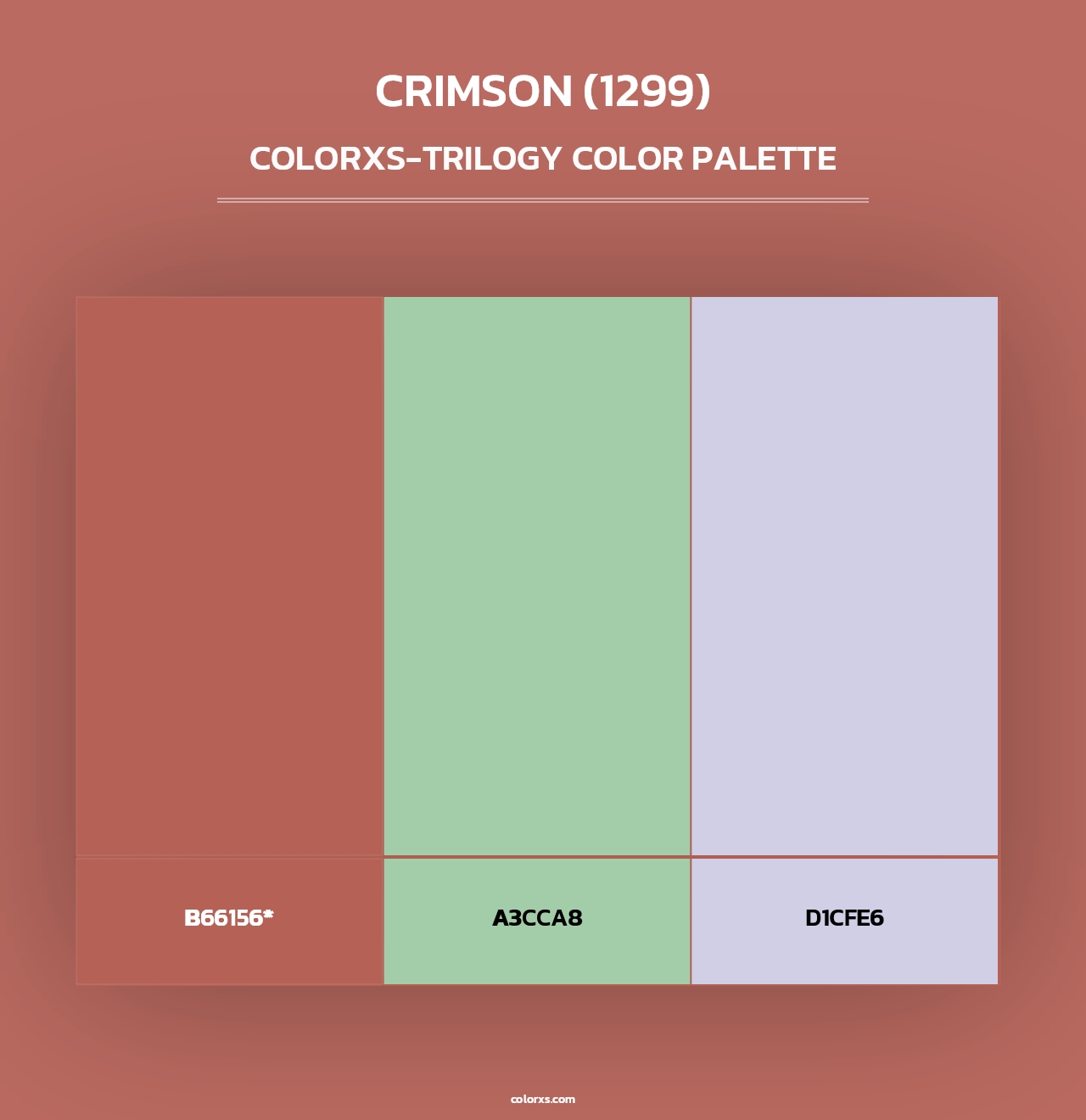 Crimson (1299) - Colorxs Trilogy Palette