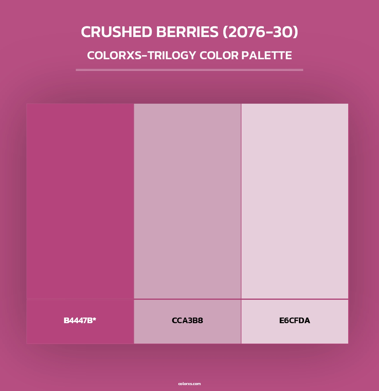 Crushed Berries (2076-30) - Colorxs Trilogy Palette