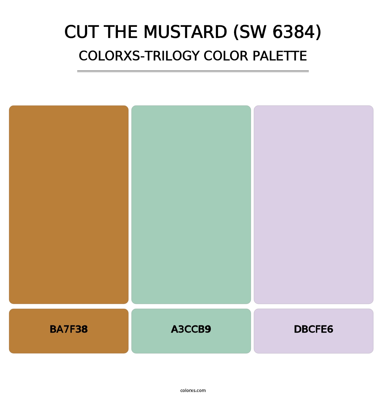 Cut the Mustard (SW 6384) - Colorxs Trilogy Palette