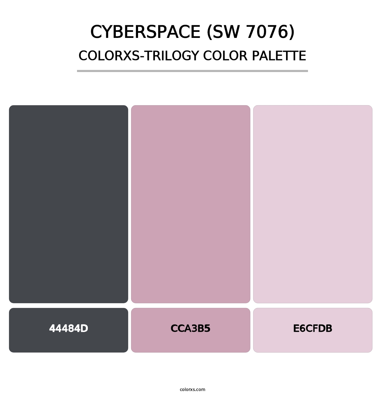 Cyberspace (SW 7076) - Colorxs Trilogy Palette