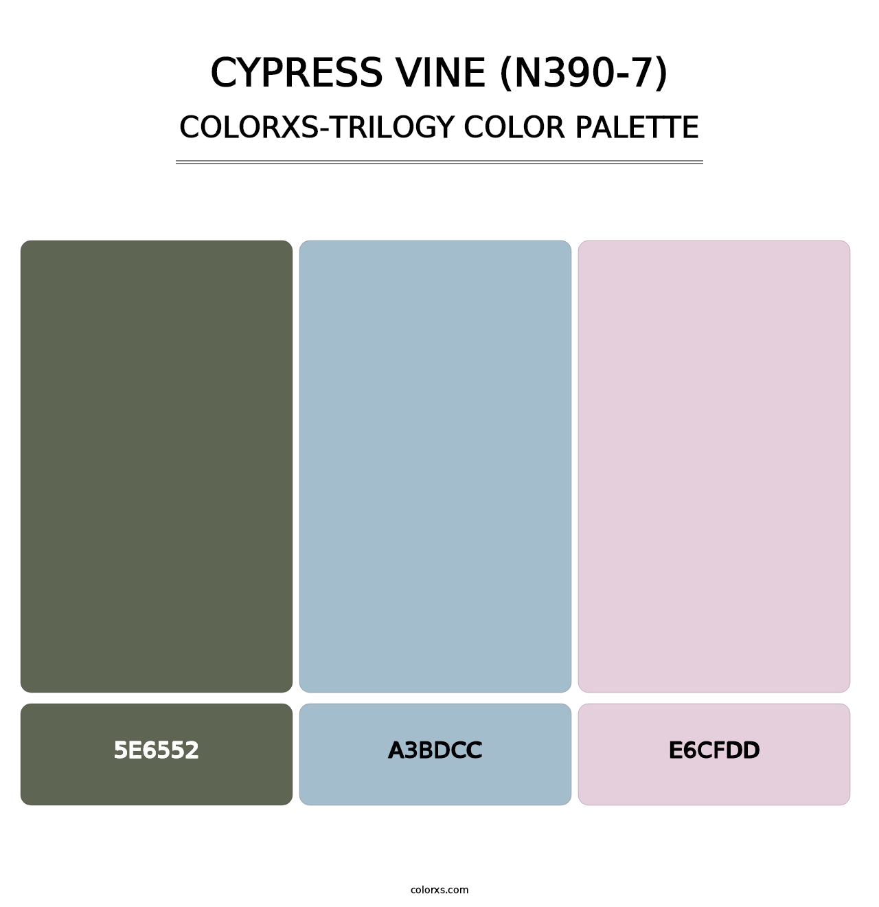 Cypress Vine (N390-7) - Colorxs Trilogy Palette