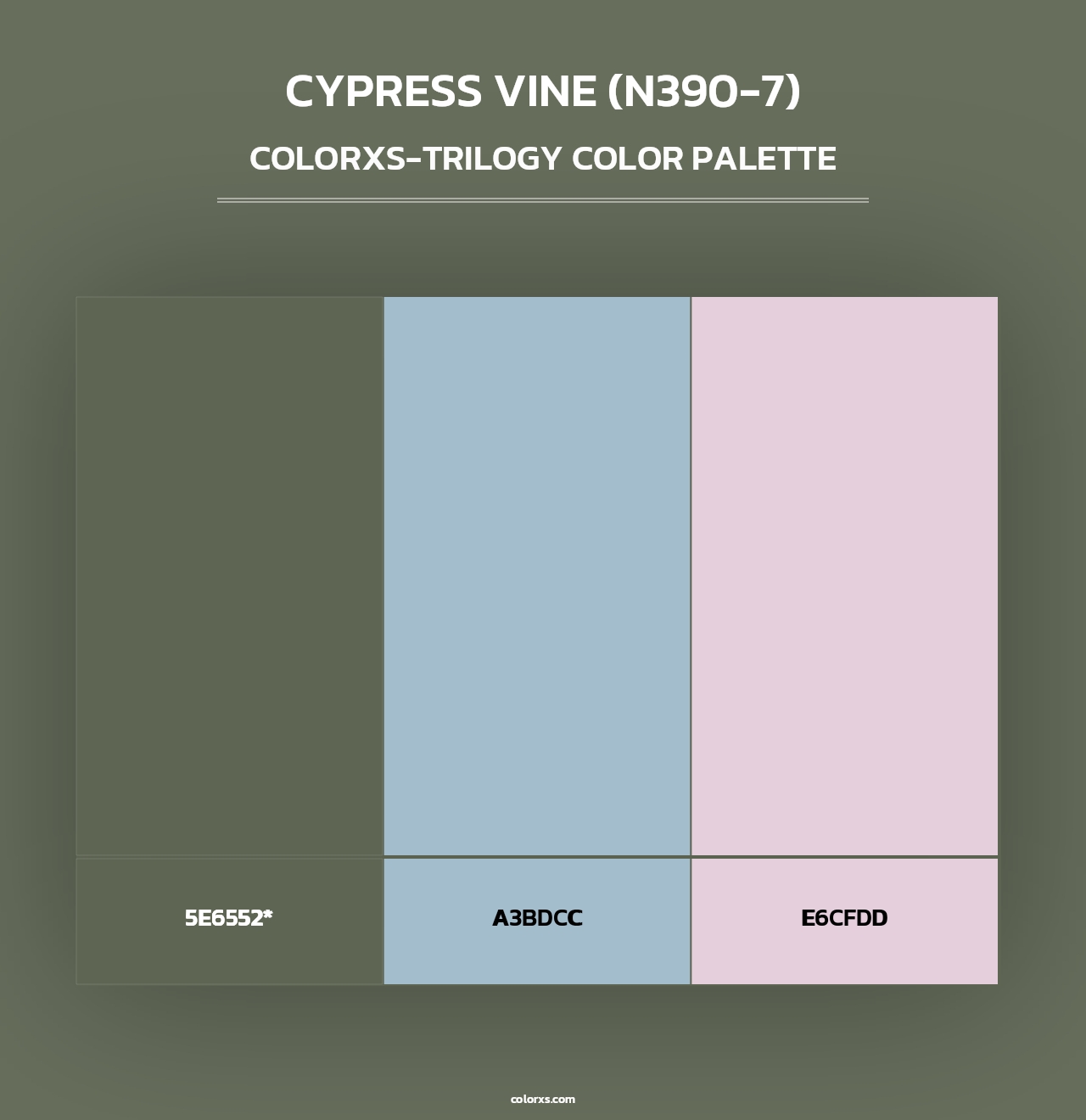 Cypress Vine (N390-7) - Colorxs Trilogy Palette