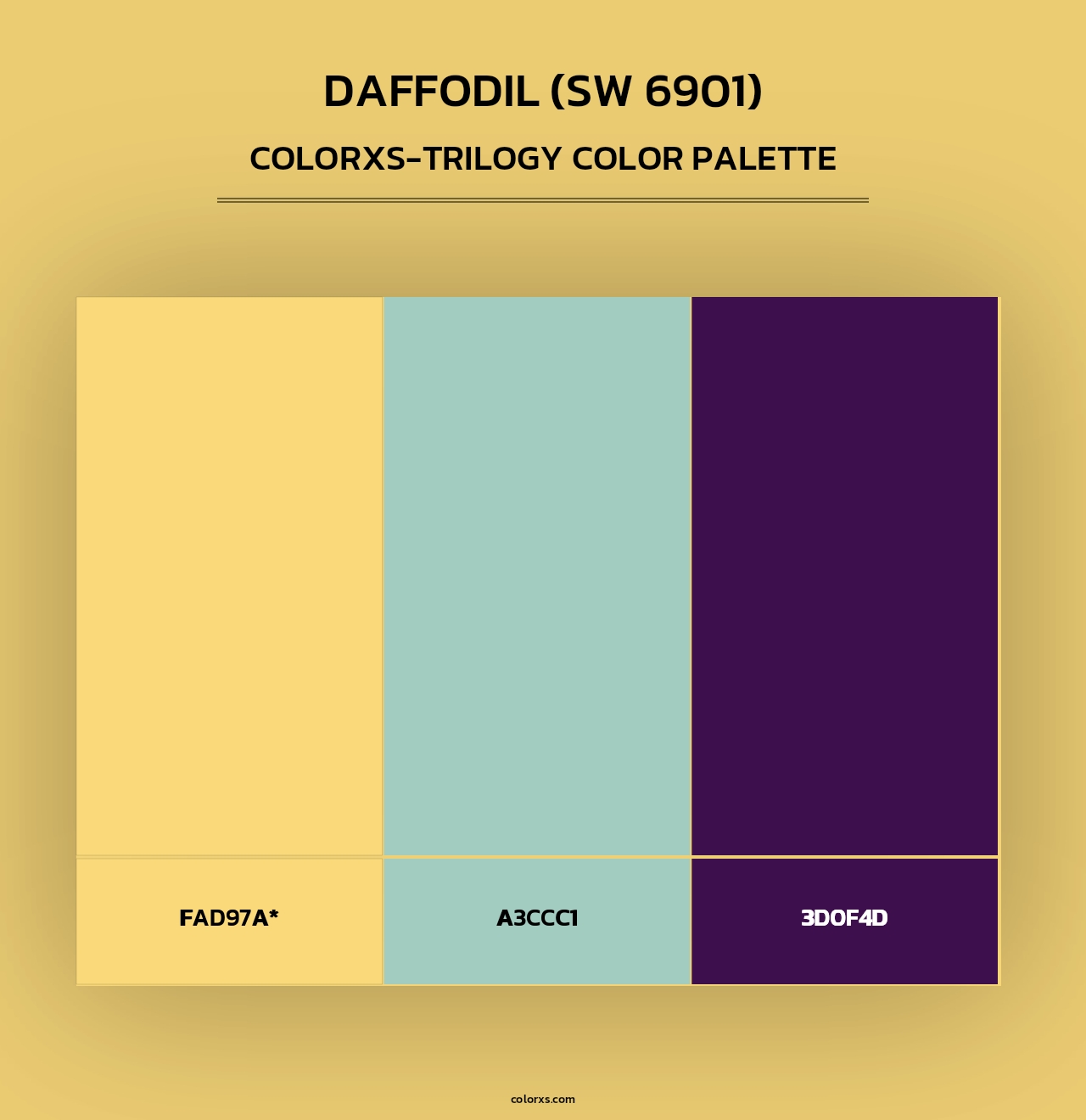 Daffodil (SW 6901) - Colorxs Trilogy Palette