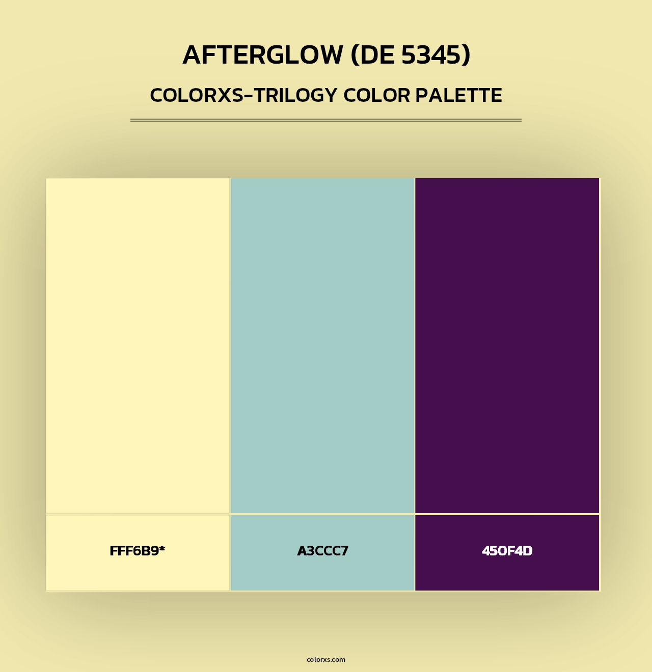 Afterglow (DE 5345) - Colorxs Trilogy Palette