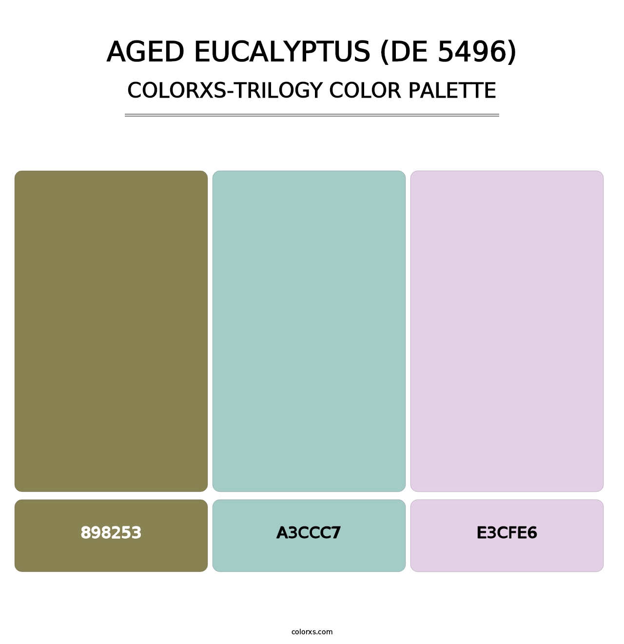 Aged Eucalyptus (DE 5496) - Colorxs Trilogy Palette