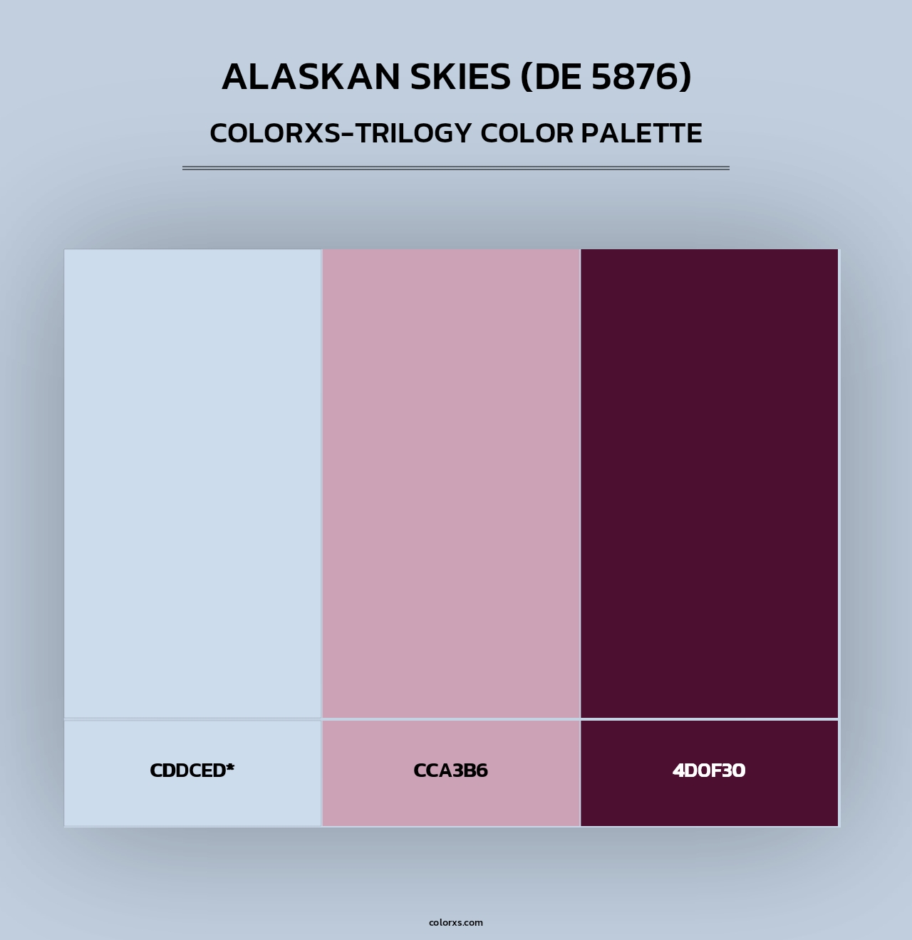 Alaskan Skies (DE 5876) - Colorxs Trilogy Palette