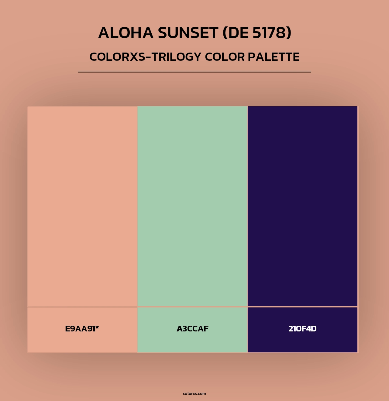 Aloha Sunset (DE 5178) - Colorxs Trilogy Palette