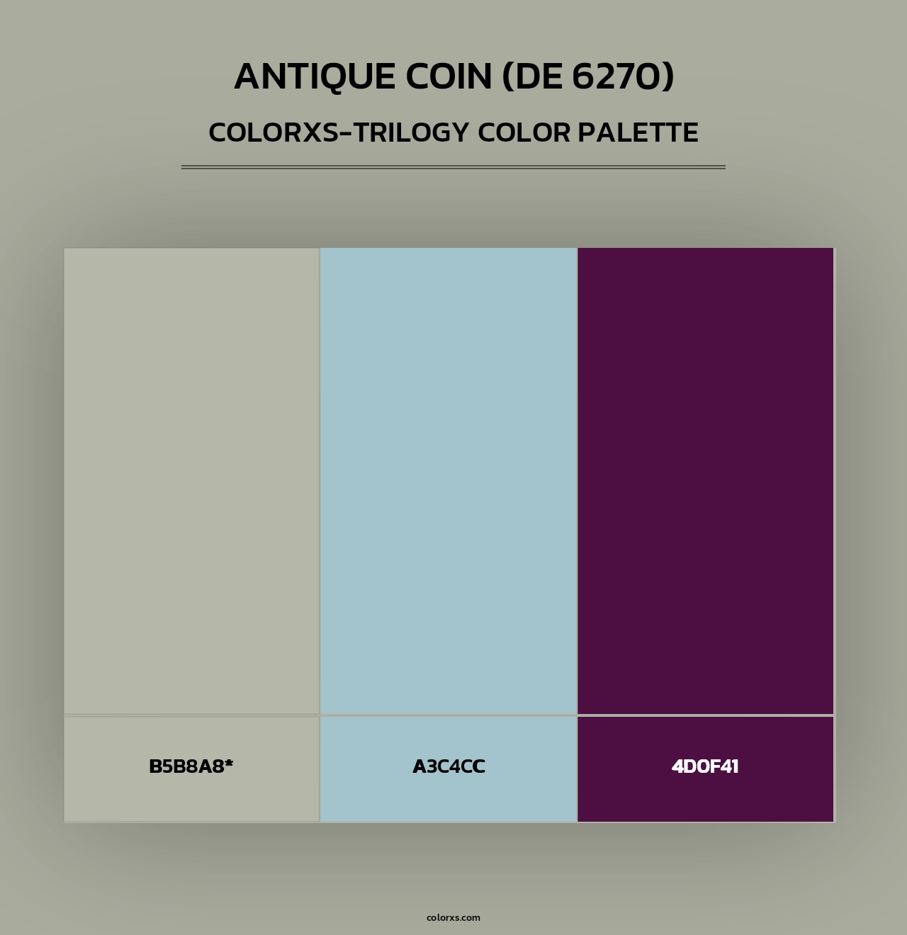 Antique Coin (DE 6270) - Colorxs Trilogy Palette