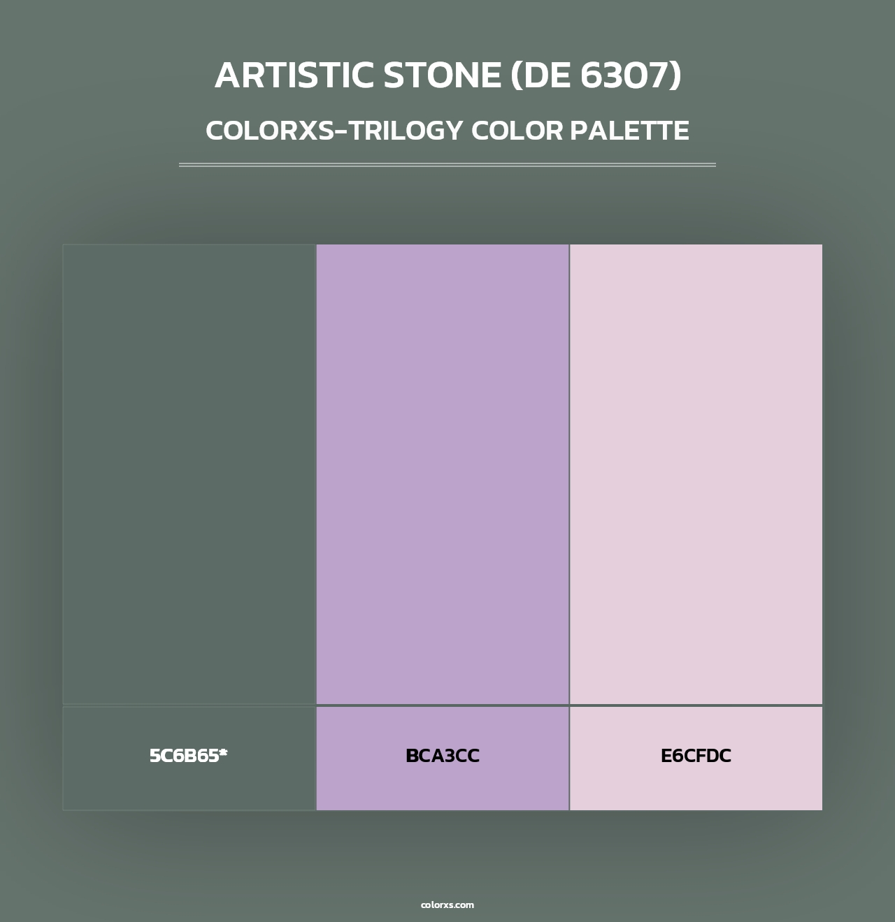 Artistic Stone (DE 6307) - Colorxs Trilogy Palette