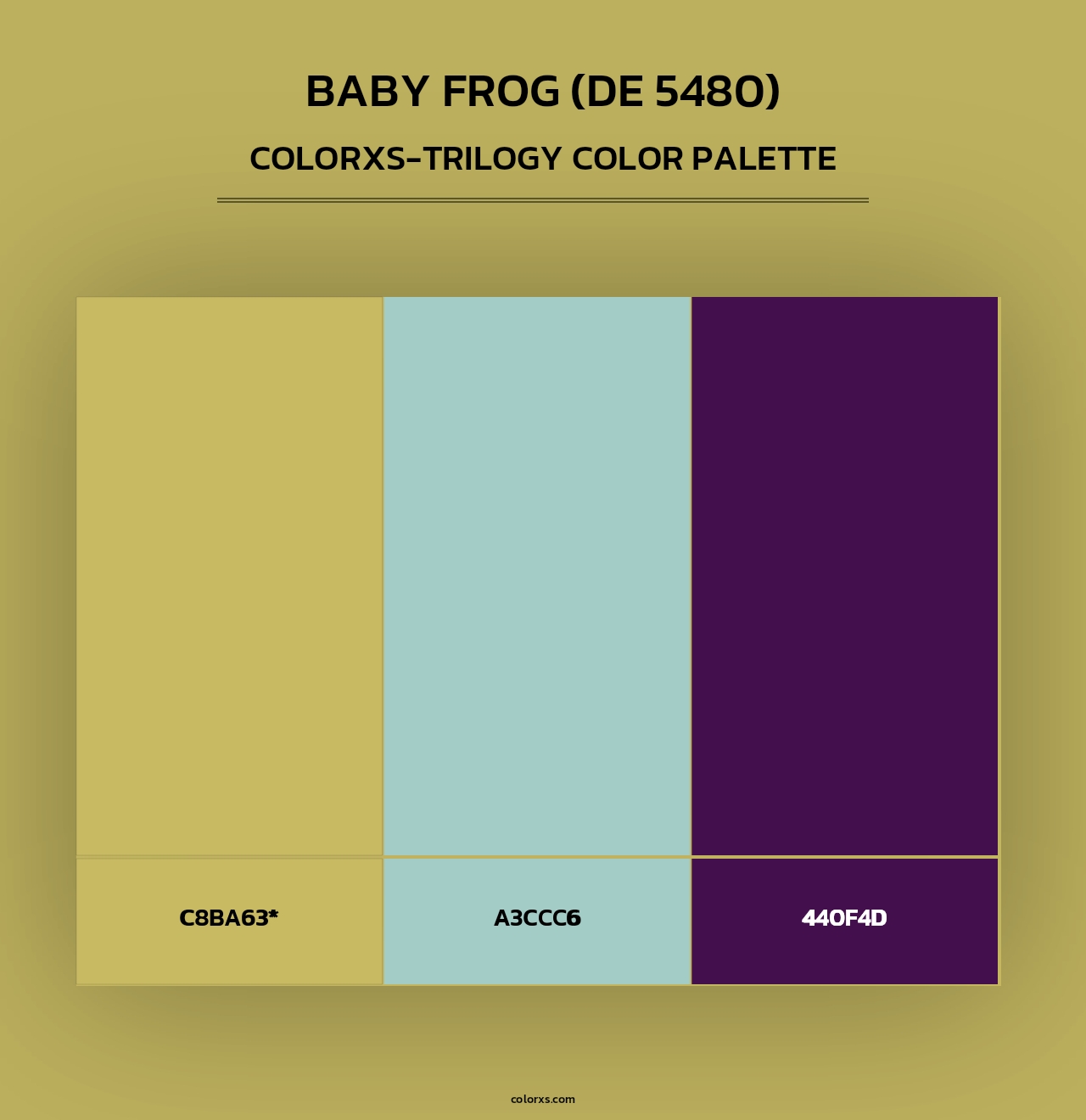 Baby Frog (DE 5480) - Colorxs Trilogy Palette