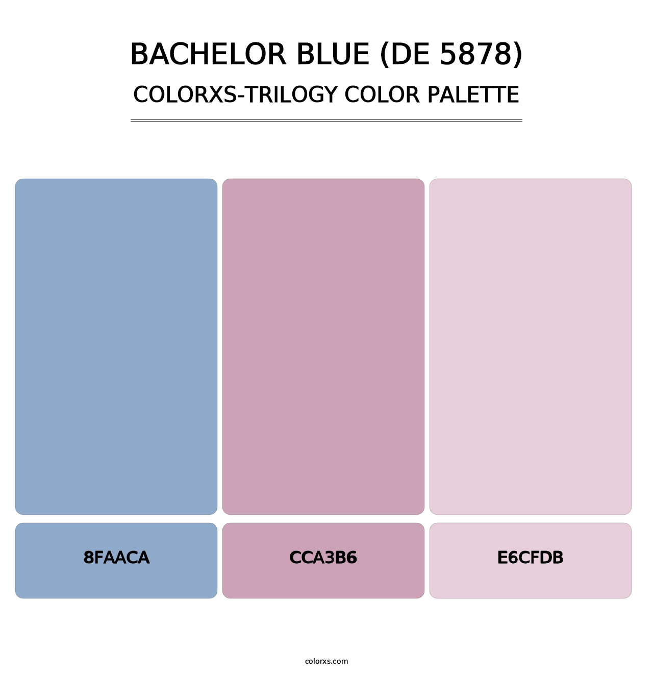 Bachelor Blue (DE 5878) - Colorxs Trilogy Palette