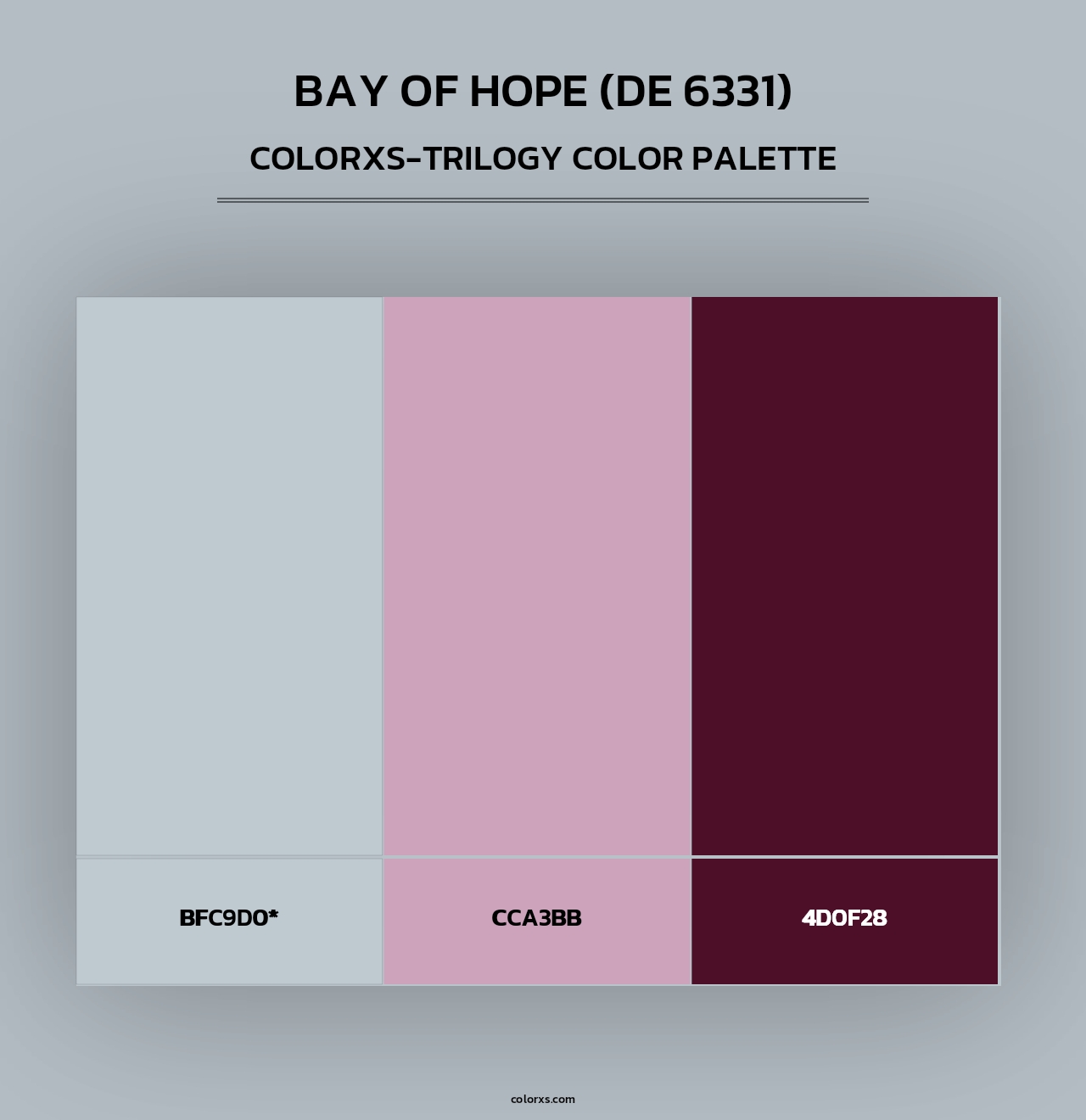 Bay of Hope (DE 6331) - Colorxs Trilogy Palette