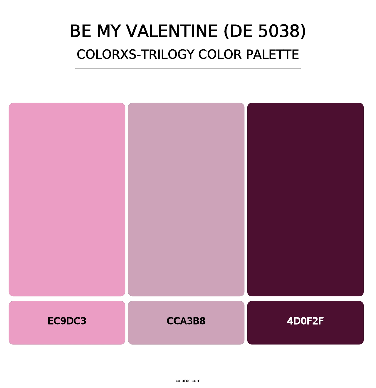Be My Valentine (DE 5038) - Colorxs Trilogy Palette