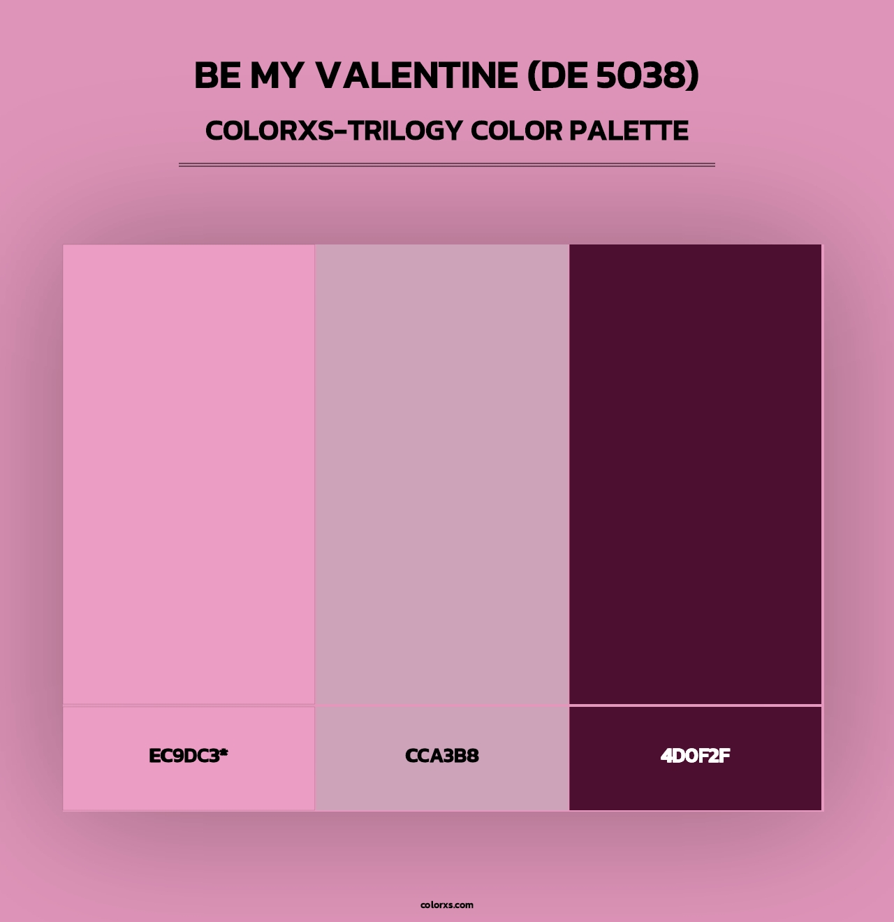 Be My Valentine (DE 5038) - Colorxs Trilogy Palette