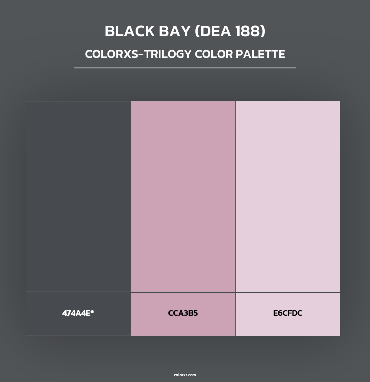 Black Bay (DEA 188) - Colorxs Trilogy Palette