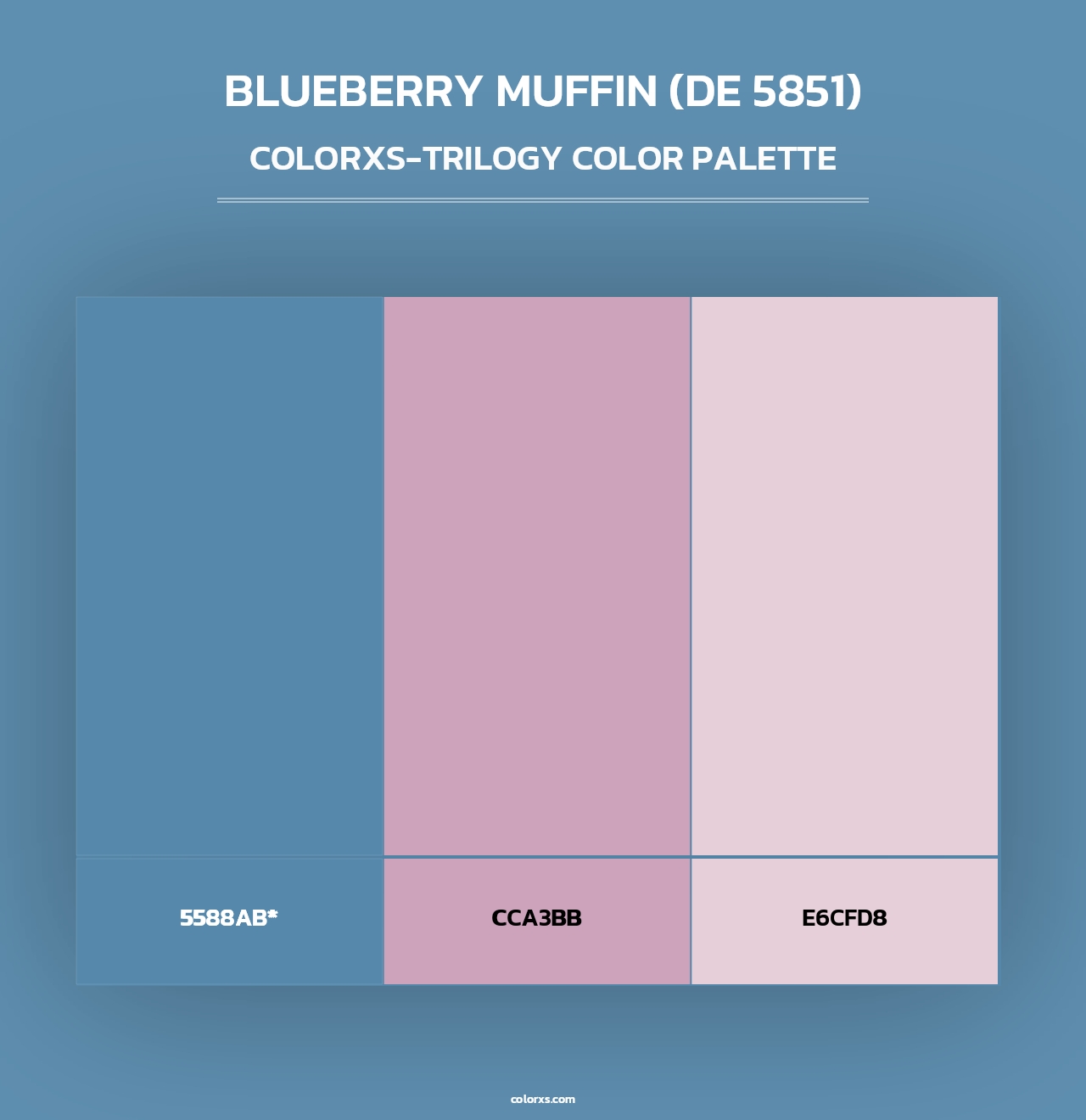 Blueberry Muffin (DE 5851) - Colorxs Trilogy Palette