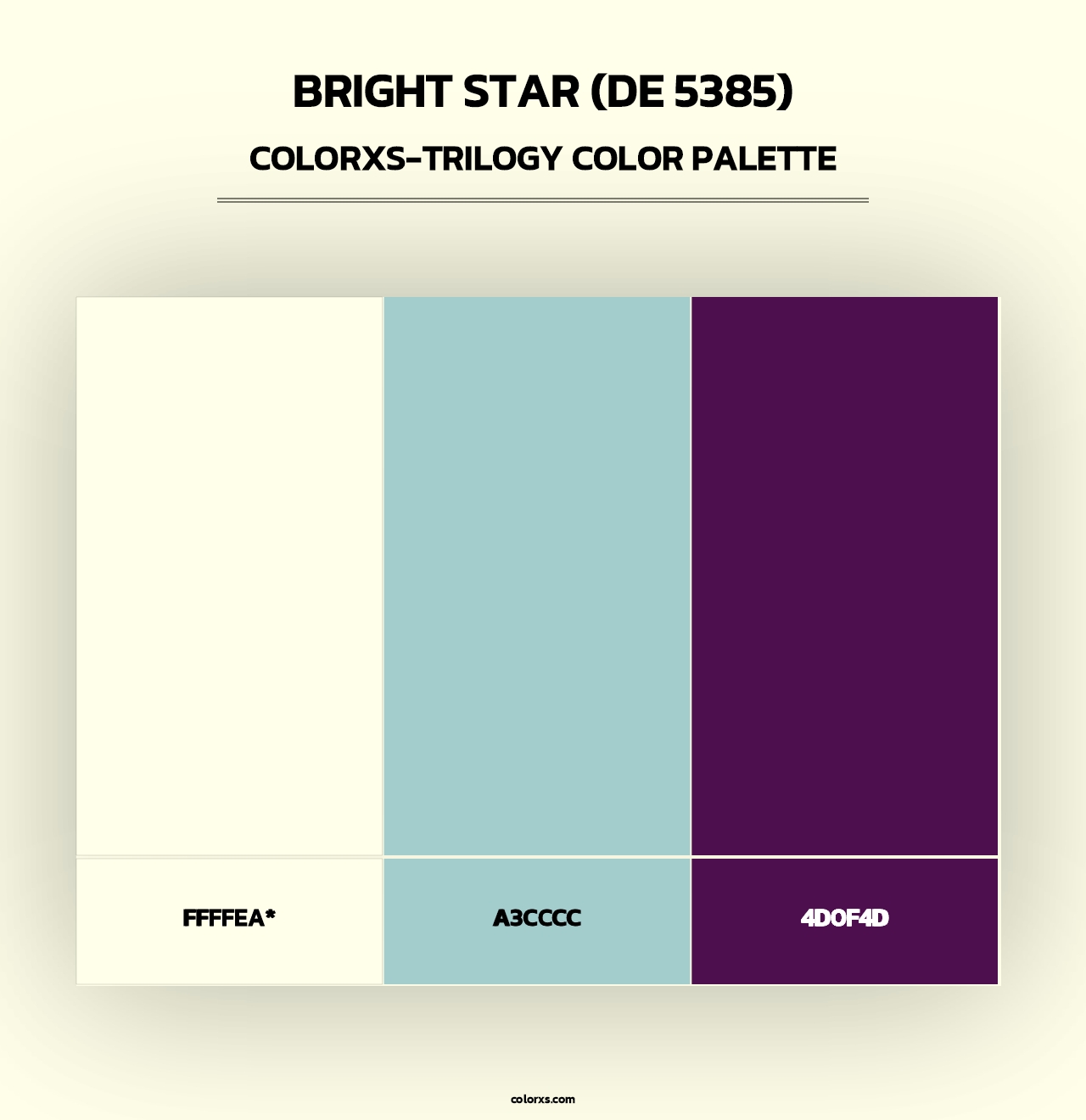 Bright Star (DE 5385) - Colorxs Trilogy Palette
