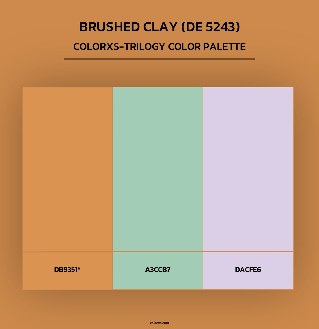 Brushed Clay (DE 5243) - Colorxs Trilogy Palette
