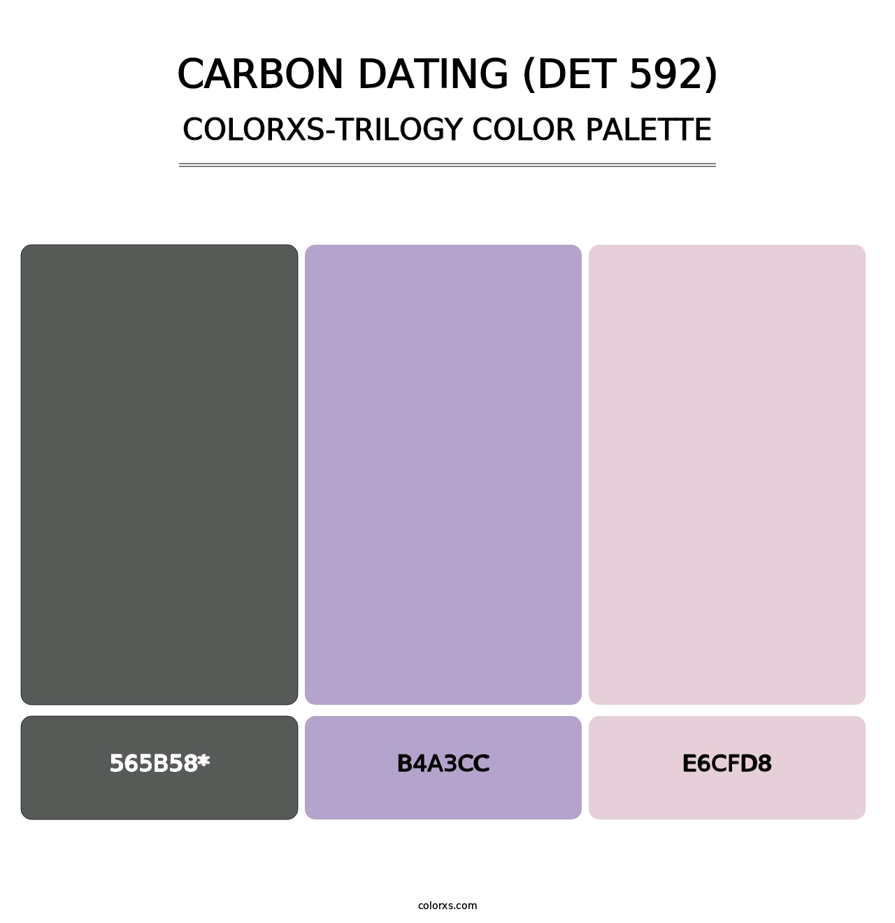 Carbon Dating (DET 592) - Colorxs Trilogy Palette