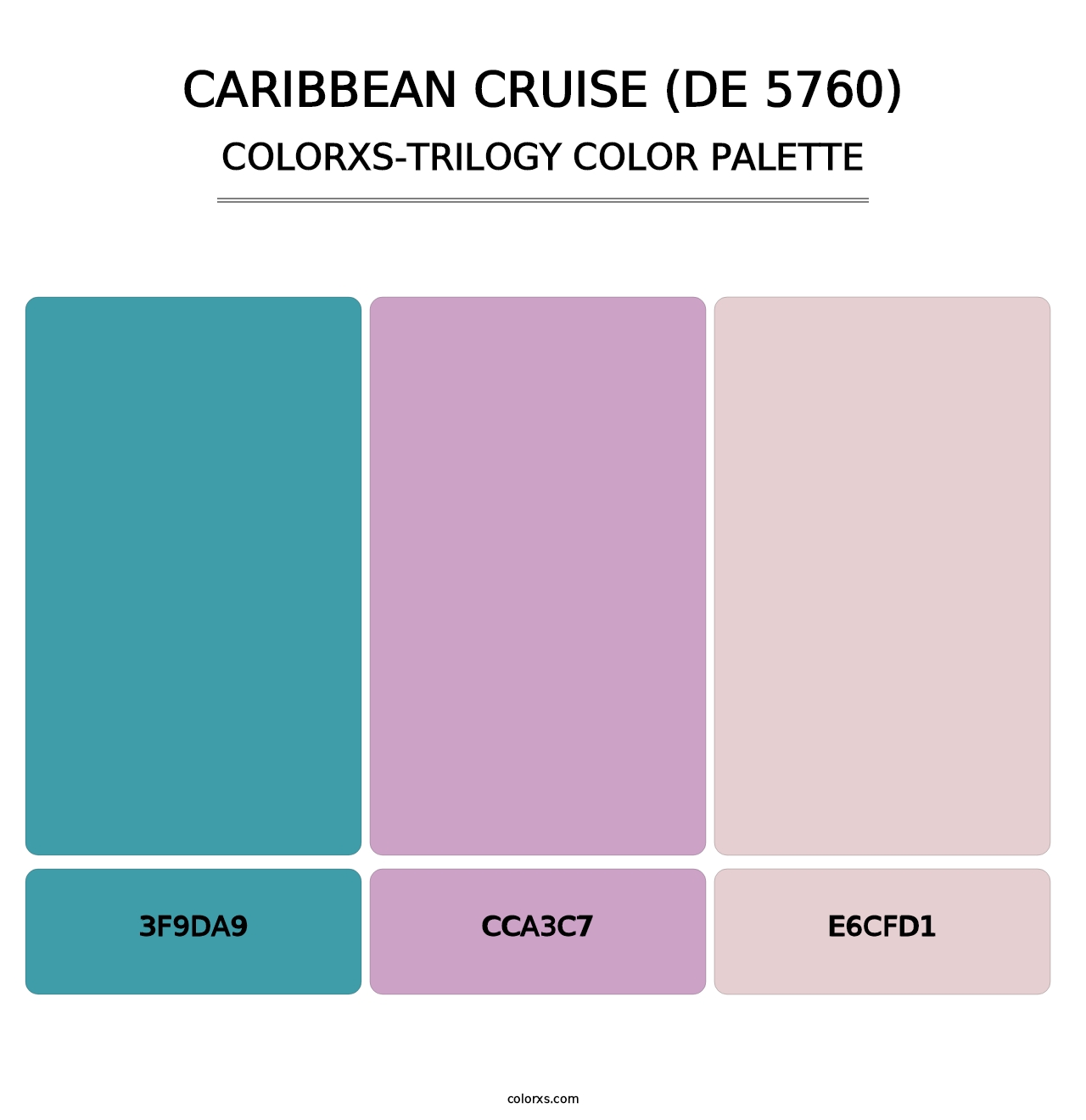 Caribbean Cruise (DE 5760) - Colorxs Trilogy Palette