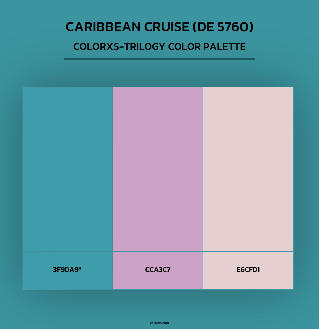 Caribbean Cruise (DE 5760) - Colorxs Trilogy Palette