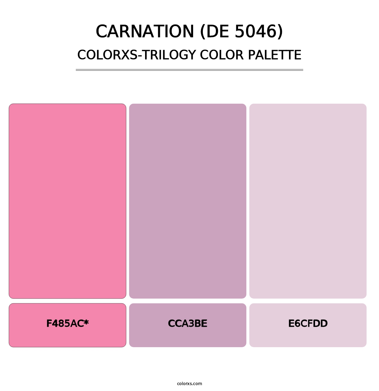 Carnation (DE 5046) - Colorxs Trilogy Palette