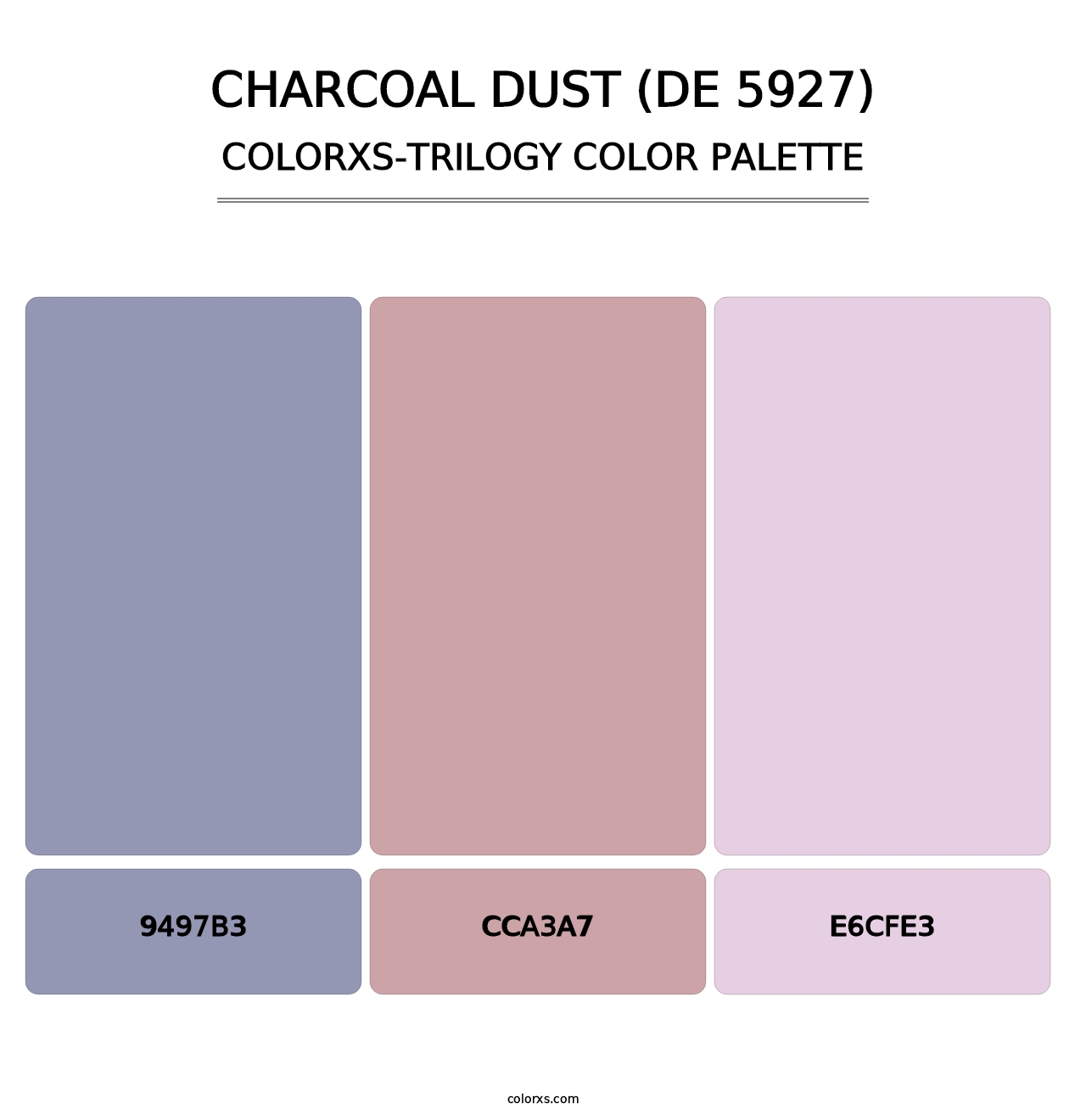 Charcoal Dust (DE 5927) - Colorxs Trilogy Palette