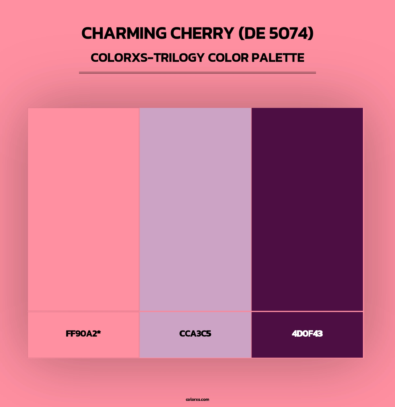 Charming Cherry (DE 5074) - Colorxs Trilogy Palette