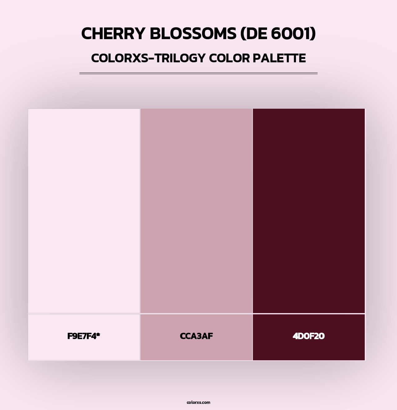 Cherry Blossoms (DE 6001) - Colorxs Trilogy Palette