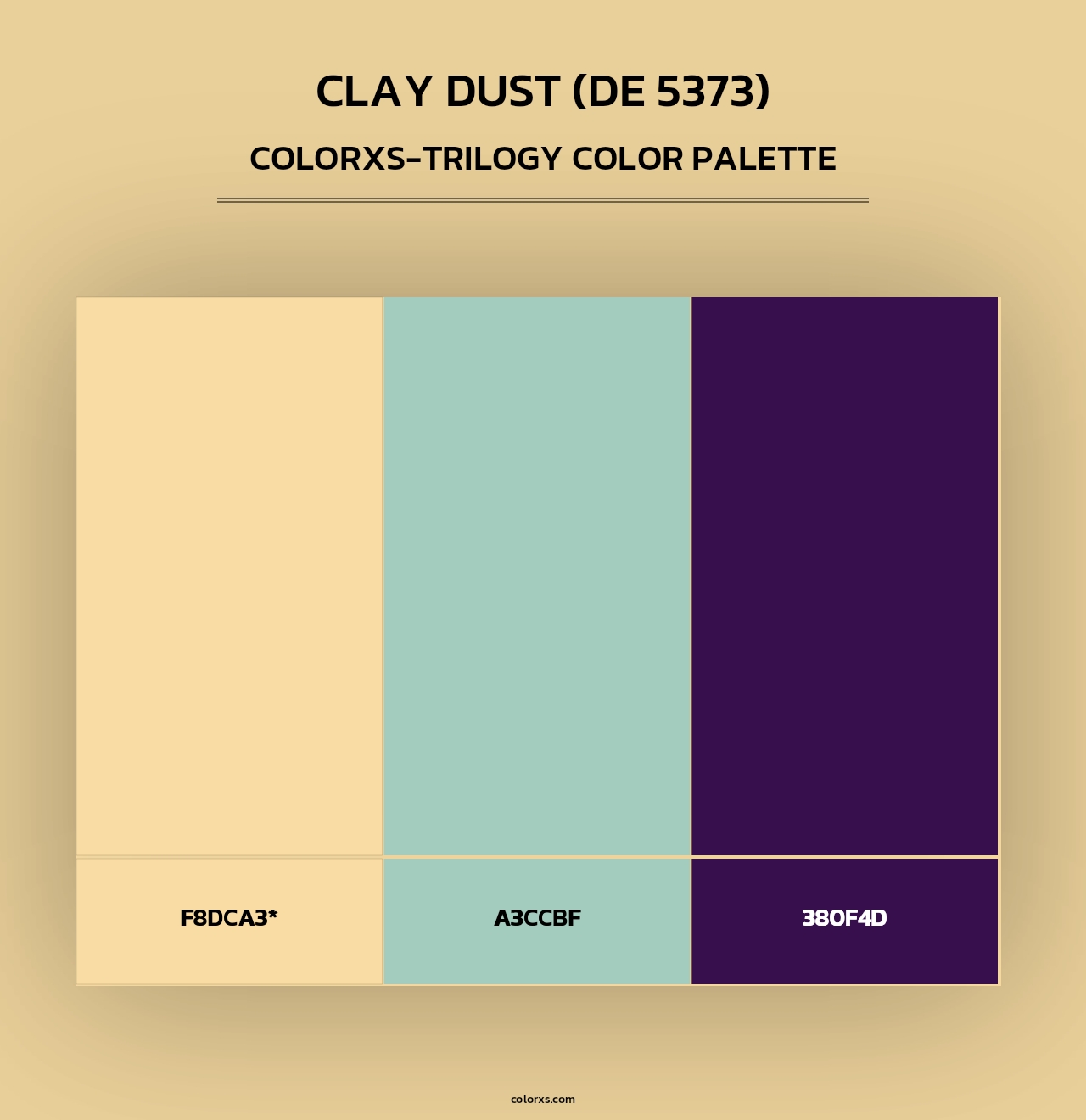 Clay Dust (DE 5373) - Colorxs Trilogy Palette