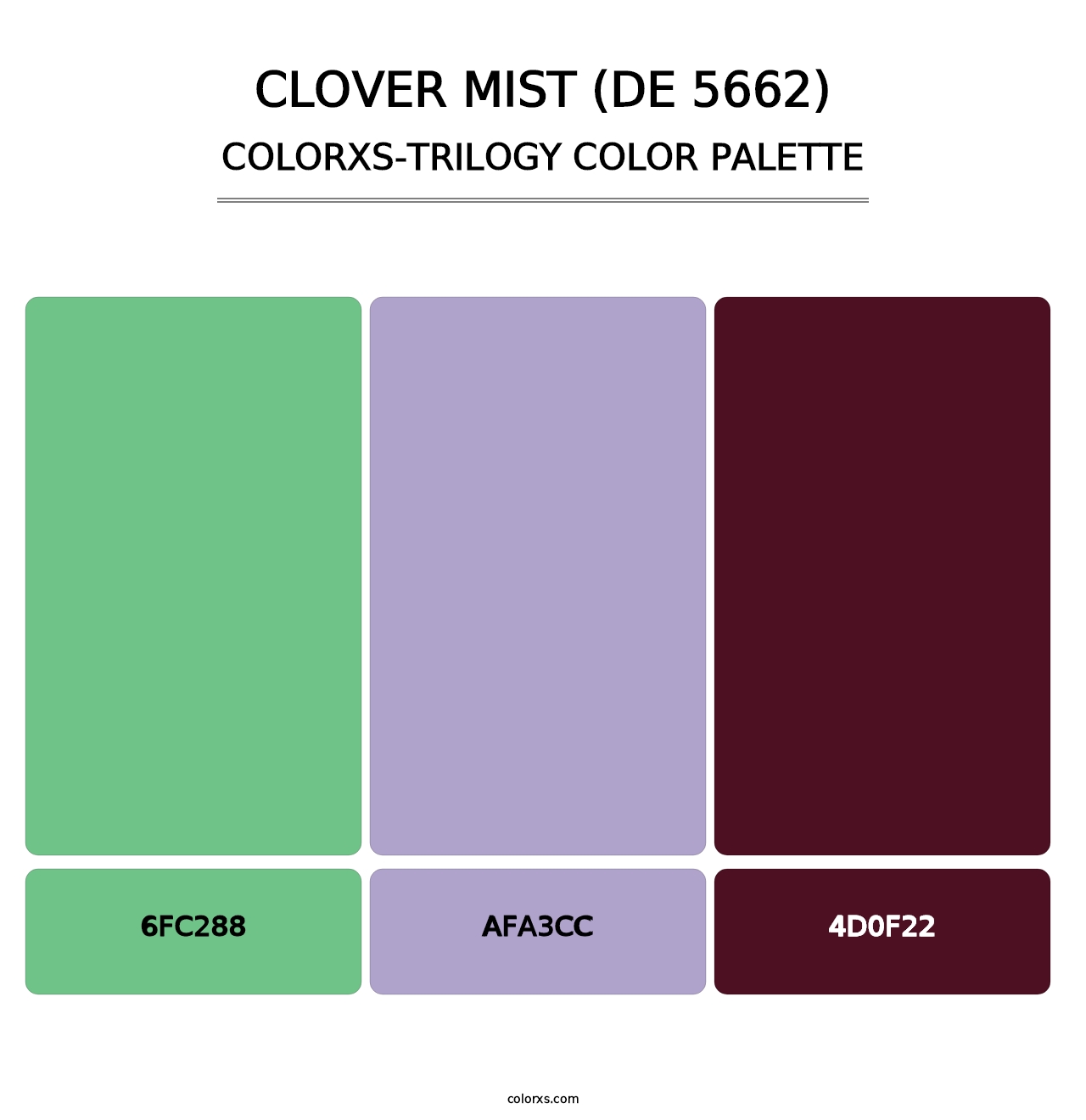 Clover Mist (DE 5662) - Colorxs Trilogy Palette