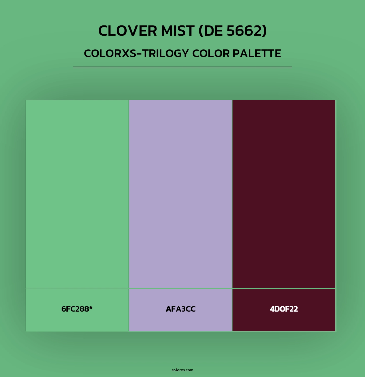 Clover Mist (DE 5662) - Colorxs Trilogy Palette