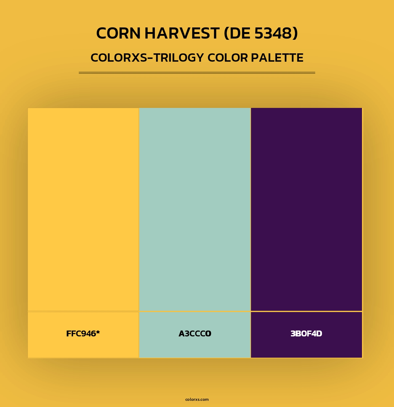 Corn Harvest (DE 5348) - Colorxs Trilogy Palette