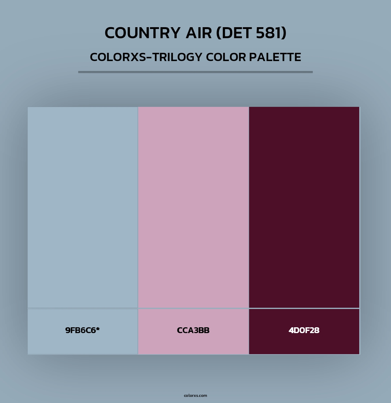 Country Air (DET 581) - Colorxs Trilogy Palette