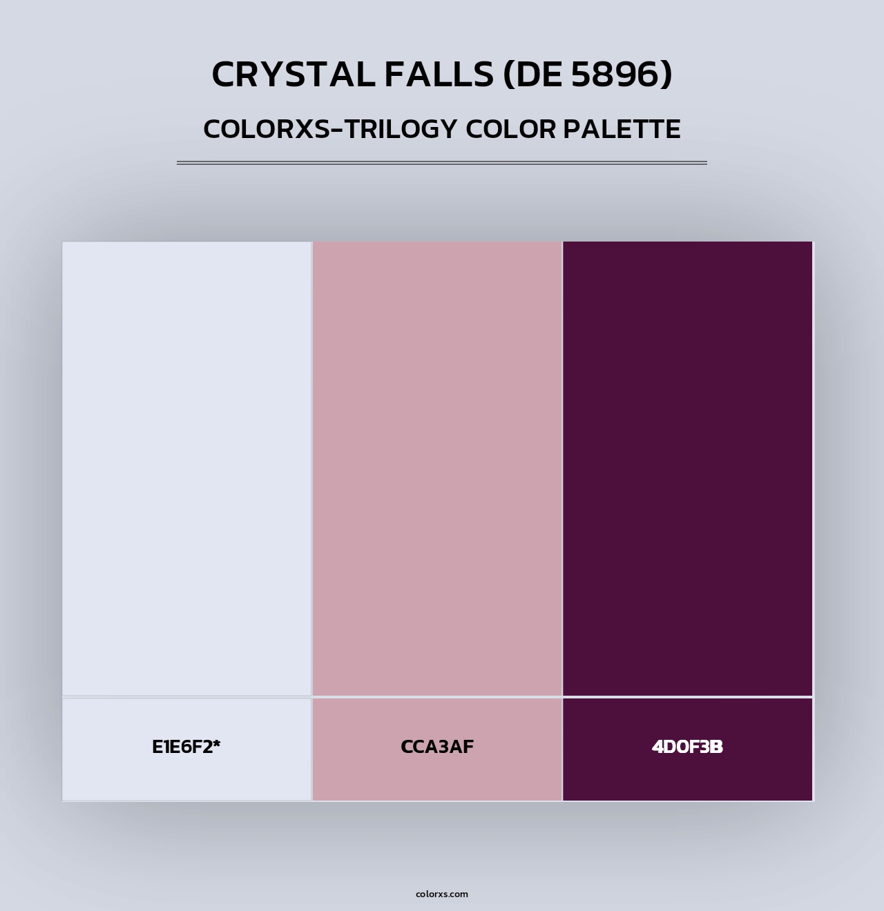 Crystal Falls (DE 5896) - Colorxs Trilogy Palette