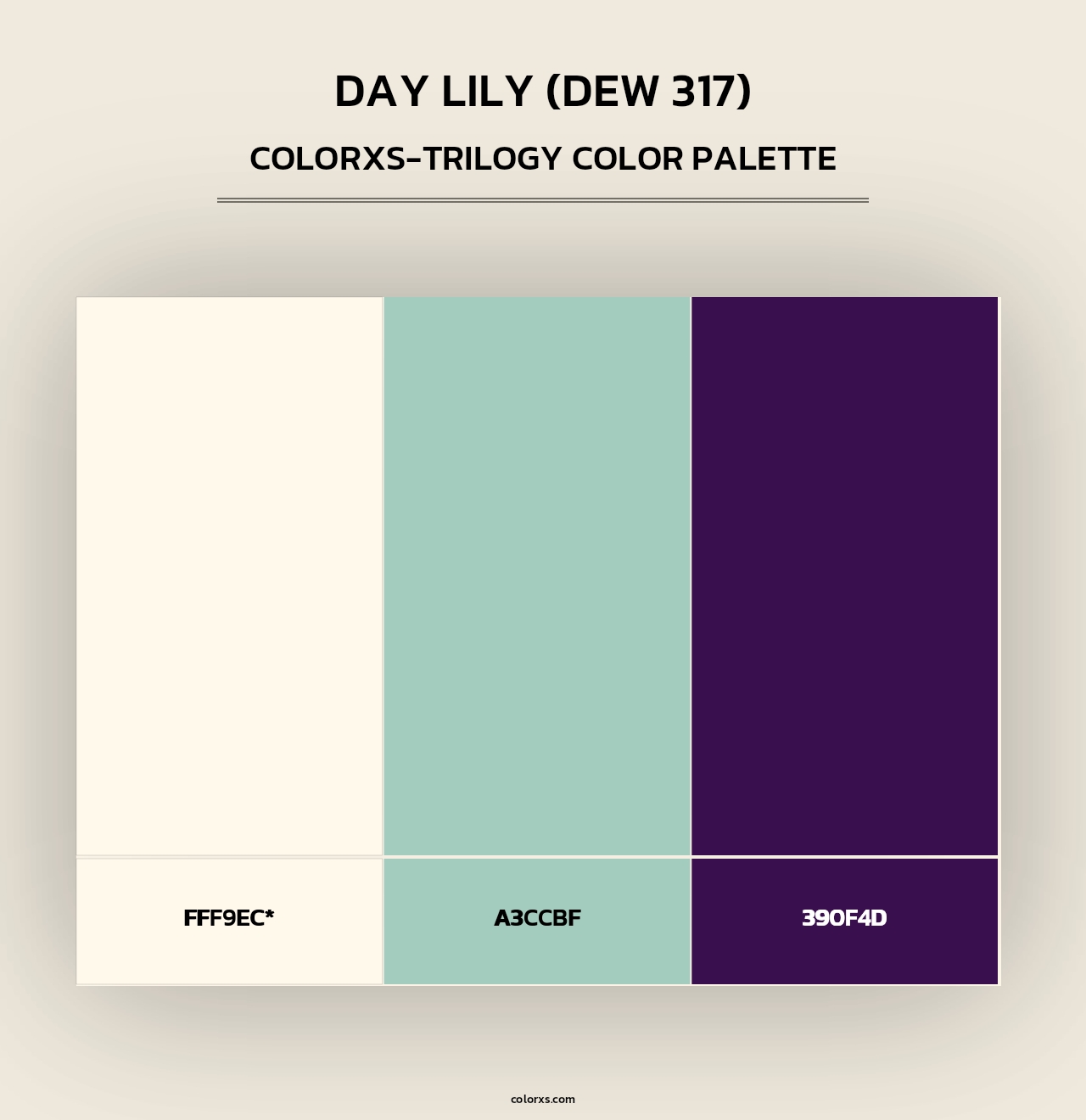 Day Lily (DEW 317) - Colorxs Trilogy Palette