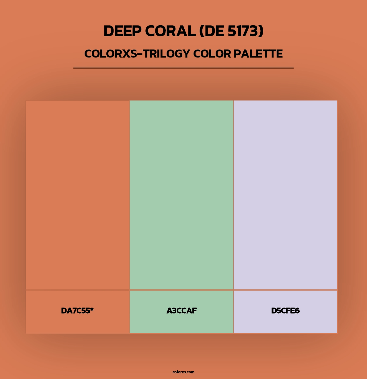 Deep Coral (DE 5173) - Colorxs Trilogy Palette