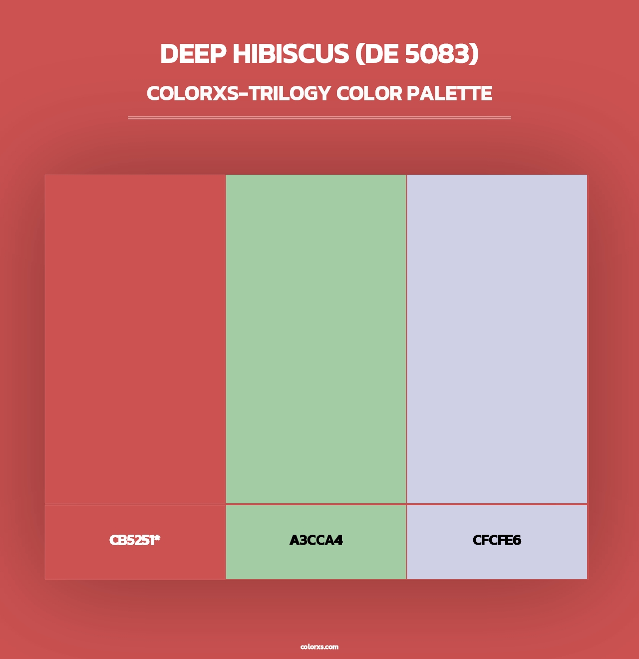 Deep Hibiscus (DE 5083) - Colorxs Trilogy Palette