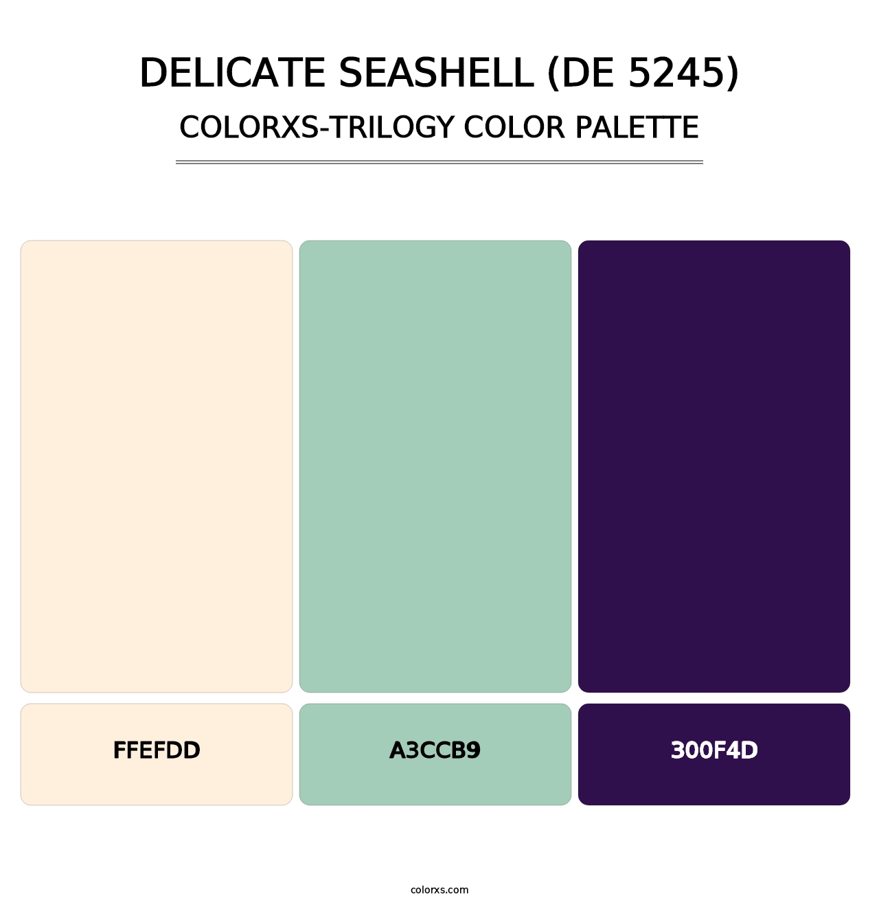 Delicate Seashell (DE 5245) - Colorxs Trilogy Palette