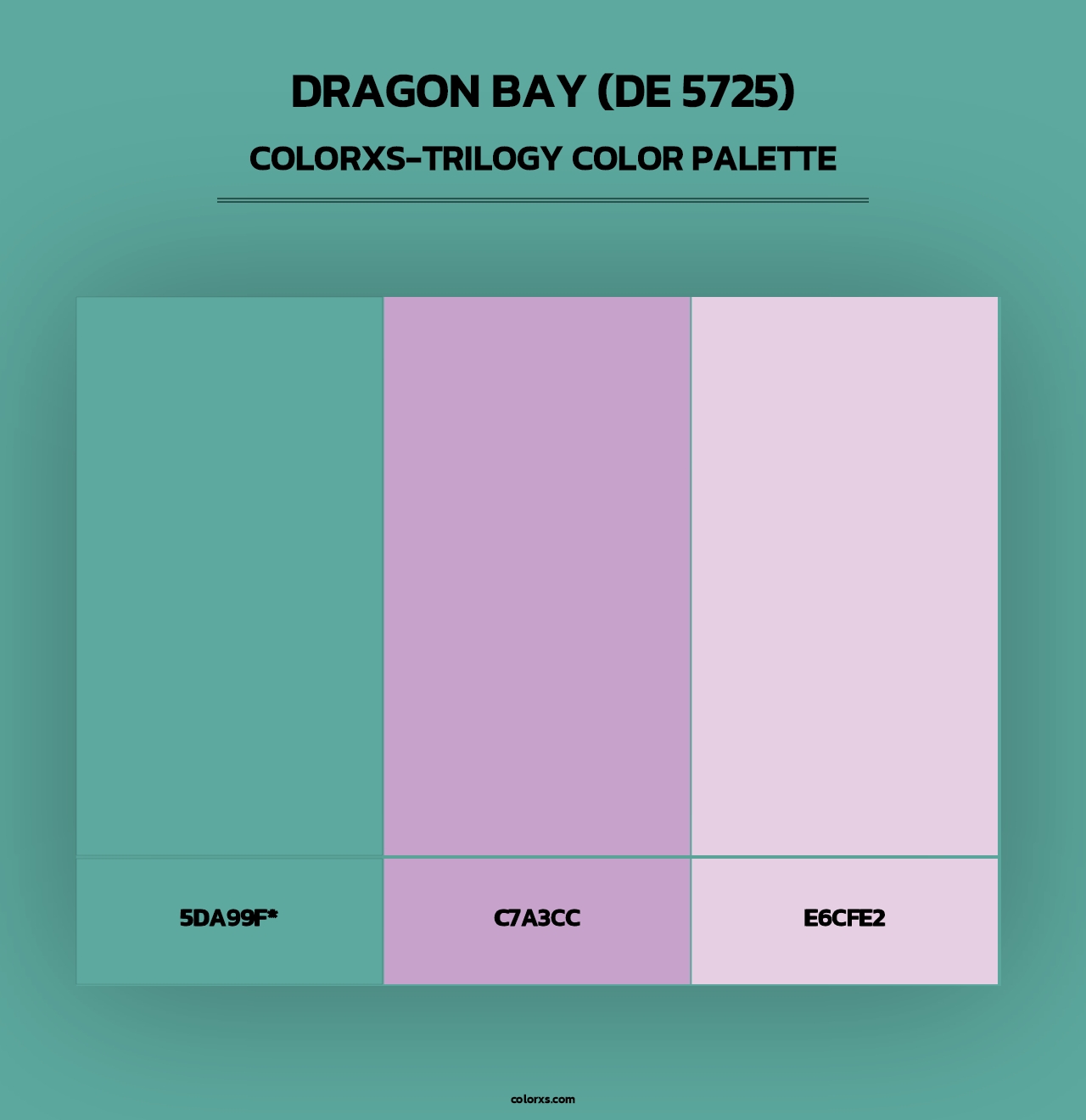 Dragon Bay (DE 5725) - Colorxs Trilogy Palette