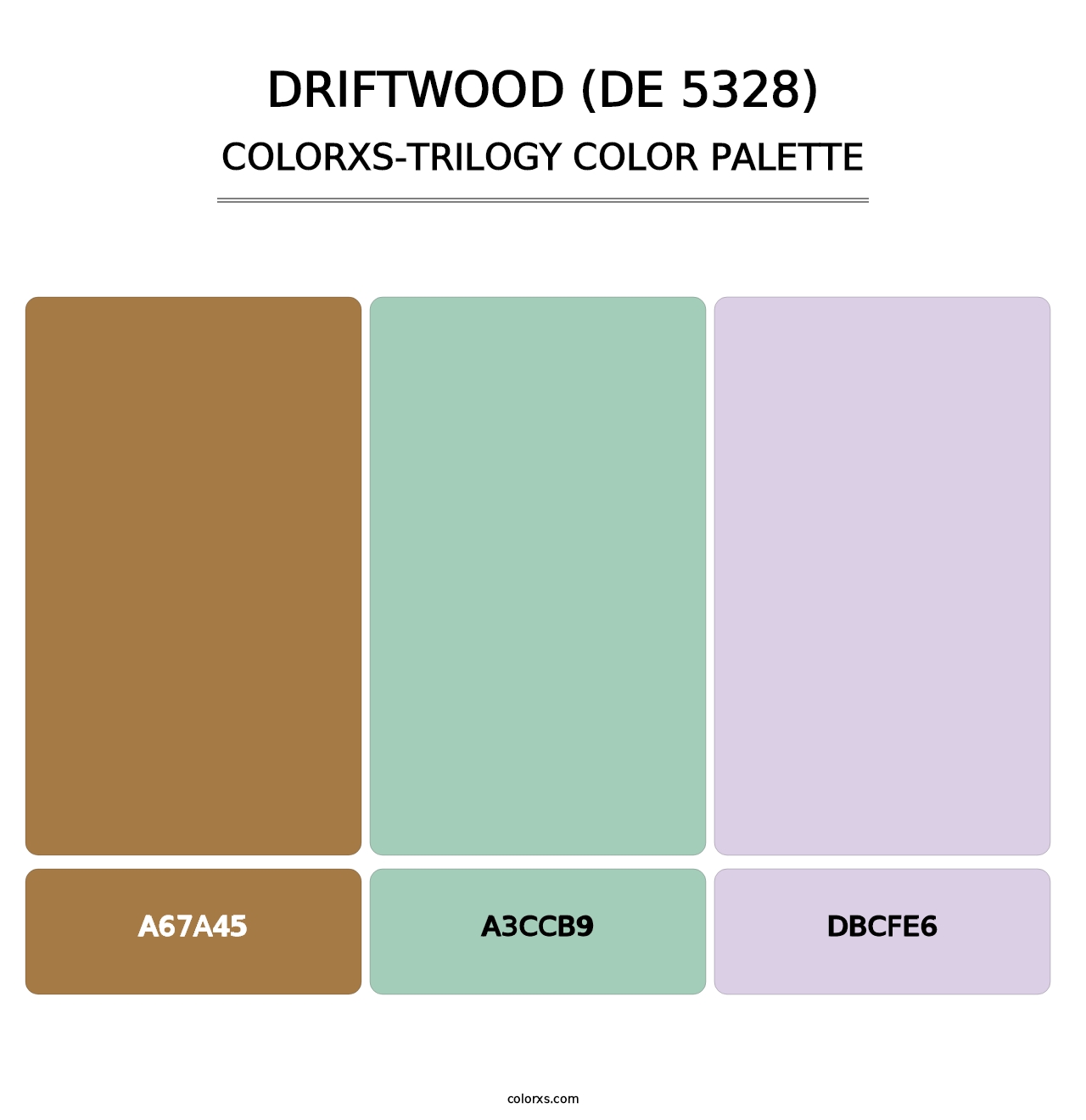 Driftwood (DE 5328) - Colorxs Trilogy Palette