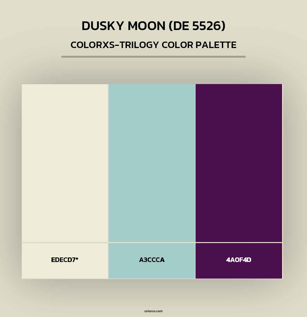Dusky Moon (DE 5526) - Colorxs Trilogy Palette