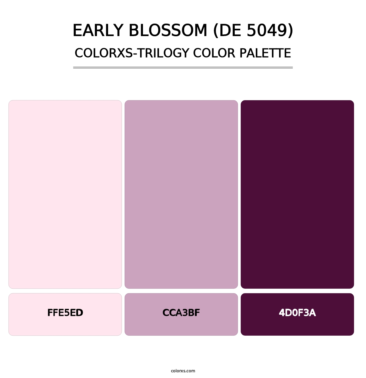 Early Blossom (DE 5049) - Colorxs Trilogy Palette